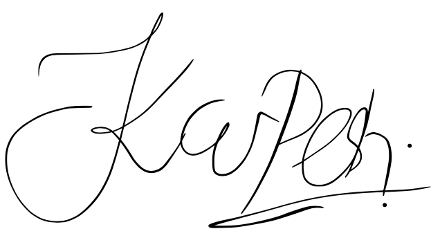 Author's signature
